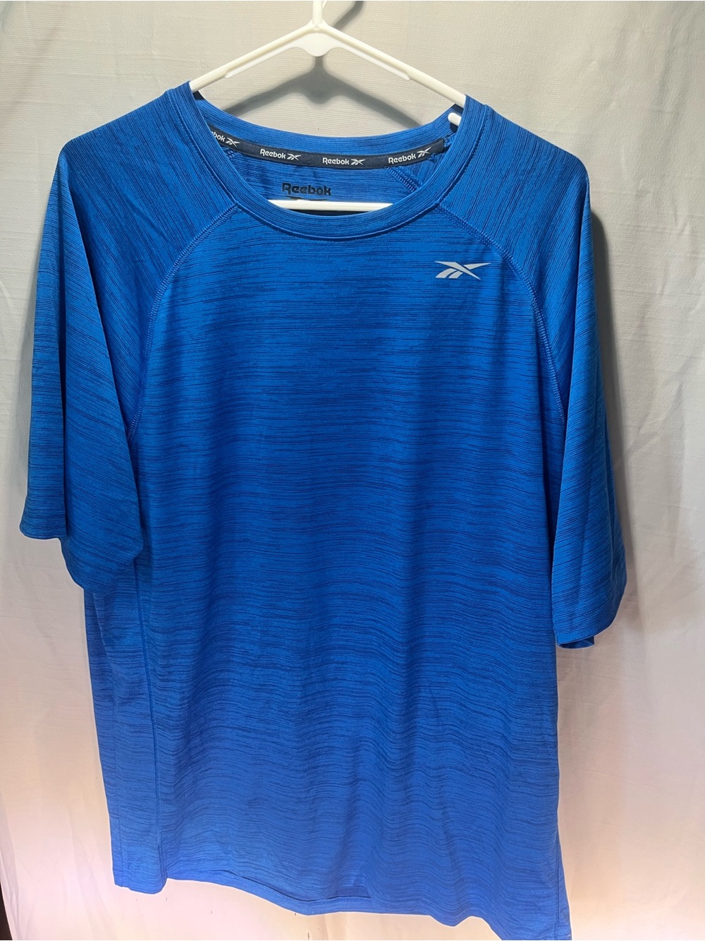 Reebok Men's Short-Sleeve Athletic Tee - Royal Blue